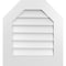 Ekena Millwork Octagonal Top Surface Mount PVC Gable Vent w/ 3-1/2"W x 1"P Standard Frame, 22"W x 24"H GVPOT22X2401SN - alternate 1
